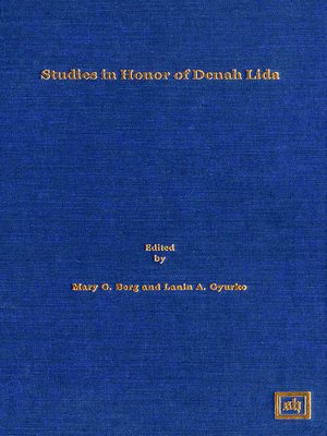 cover image of Studies in Honor of denah Lida